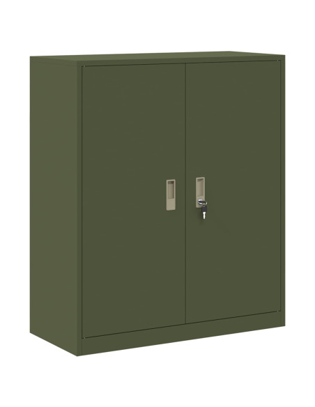 Armadio Verde oliva 90 x 40 x 105 cm Acciaio