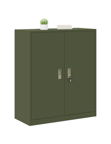 Armadio Verde oliva 90 x 40 x 105 cm Acciaio