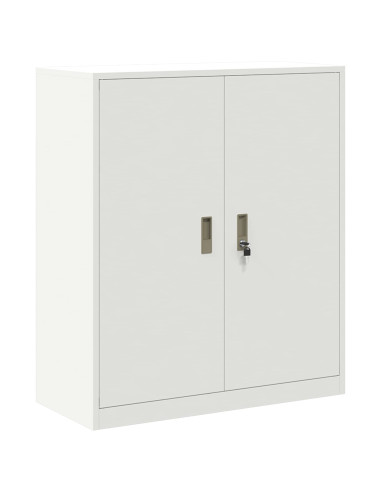 Armadio Bianco 90 x 40 x 105 cm Acciaio