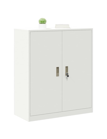 Armadio Bianco 90 x 40 x 105 cm Acciaio