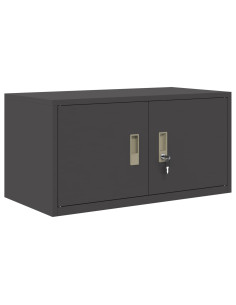 Armadio Nero 80 x 40 x 40 cm Acciaio 2