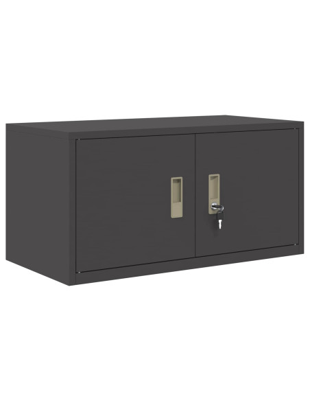 Armadio Nero 80 x 40 x 40 cm Acciaio