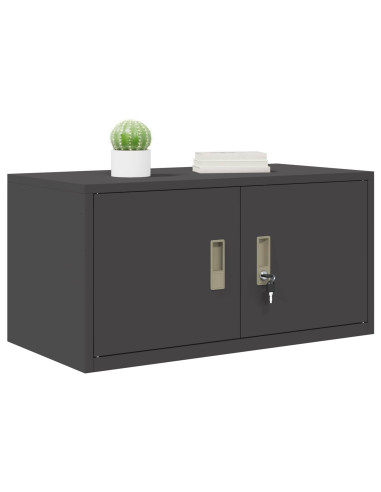 Armadio Nero 80 x 40 x 40 cm Acciaio