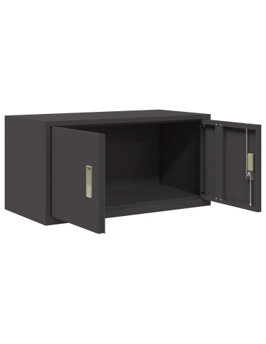 Armadio Nero 80 x 40 x 40 cm Acciaio