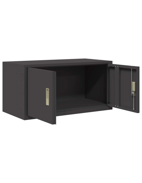 Armadio Nero 80 x 40 x 40 cm Acciaio