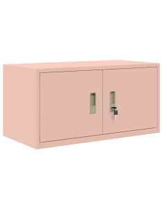 Armadio Rosa 80 x 40 x 40 cm Acciaio 2