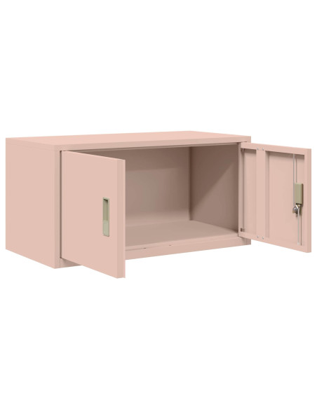 Armadio Rosa 80 x 40 x 40 cm Acciaio
