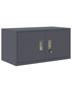 Armadio Antracite 80 x 40 x 40 cm Acciaio 2