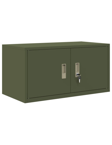 Armadio Verde oliva 80 x 40 x 40 cm Acciaio