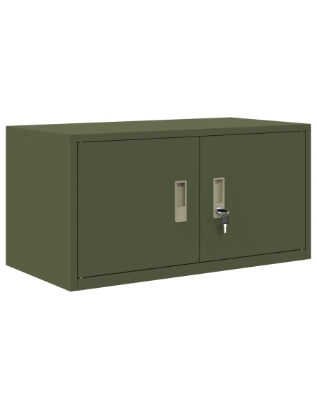 Armadio Verde oliva 80 x 40 x 40 cm Acciaio