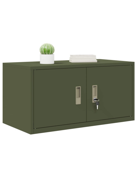 Armadio Verde oliva 80 x 40 x 40 cm Acciaio