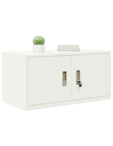 Armadio Bianco 80 x 40 x 40 cm Acciaio