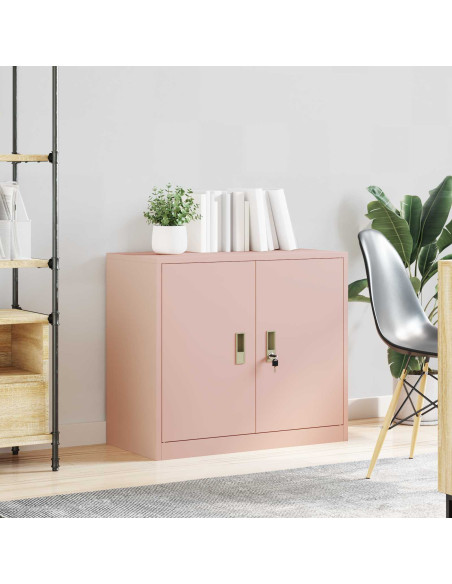Armadio Rosa 80 x 40 x 70 cm Acciaio