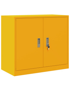 Armadio Giallo senape 80 x 40 x 70 cm Acciaio 2