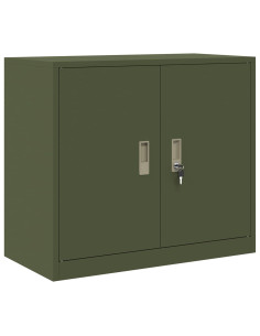 Armadio Verde oliva 80 x 40 x 70 cm Acciaio 2