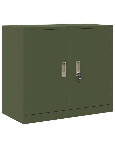 Armadio Verde oliva 80 x 40 x 70 cm Acciaio