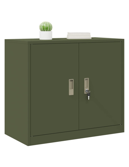 Armadio Verde oliva 80 x 40 x 70 cm Acciaio