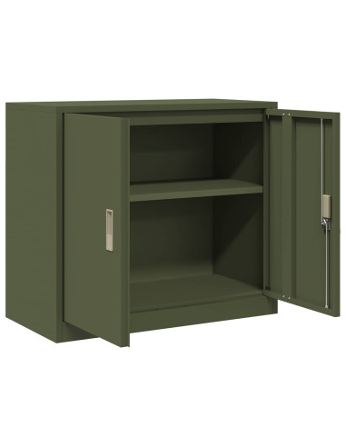 Armadio Verde oliva 80 x 40 x 70 cm Acciaio