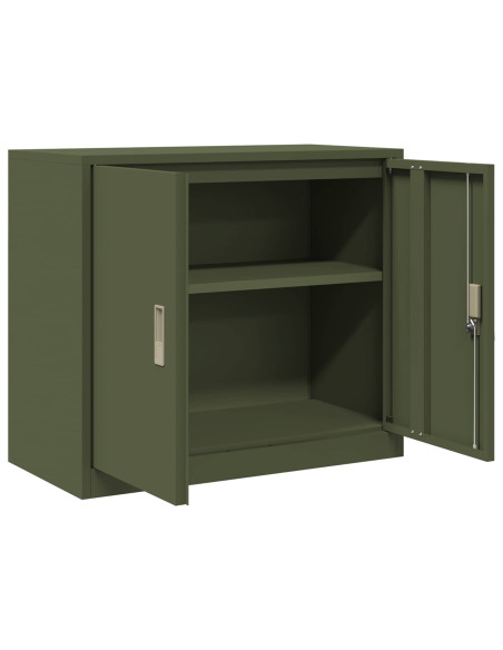 Armadio Verde oliva 80 x 40 x 70 cm Acciaio