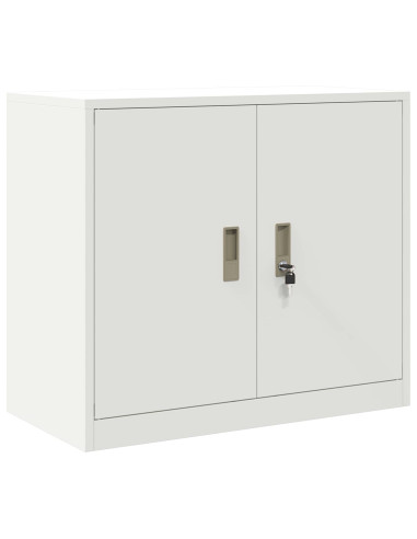 Armadio Bianco 80 x 40 x 70 cm Acciaio