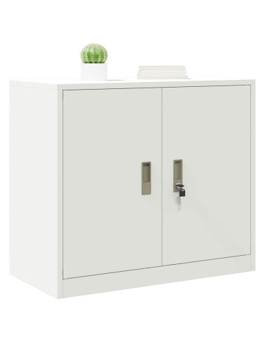 Armadio Bianco 80 x 40 x 70 cm Acciaio