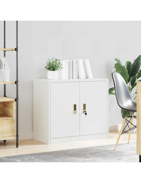 Armadio Bianco 80 x 40 x 70 cm Acciaio