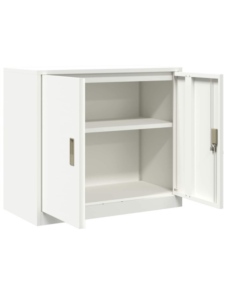 Armadio Bianco 80 x 40 x 70 cm Acciaio