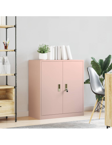 Armadio Rosa 80 x 40 x 90 cm Acciaio