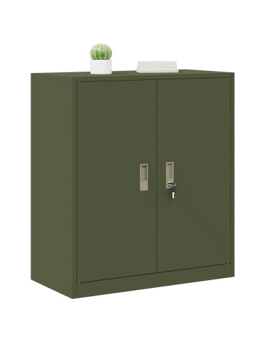 Armadio Verde oliva 80 x 40 x 90 cm Acciaio