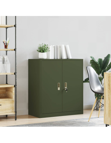 Armadio Verde oliva 80 x 40 x 90 cm Acciaio