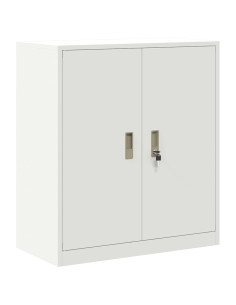 Armadio Bianco 80 x 40 x 90 cm Acciaio 2