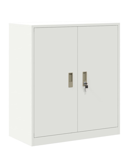 Armadio Bianco 80 x 40 x 90 cm Acciaio