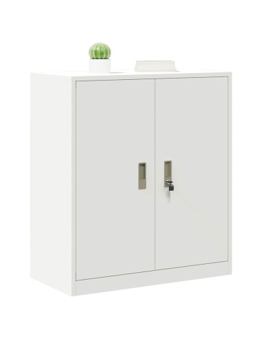 Armadio Bianco 80 x 40 x 90 cm Acciaio