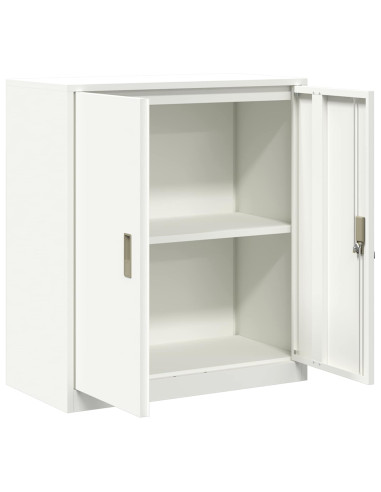 Armadio Bianco 80 x 40 x 90 cm Acciaio