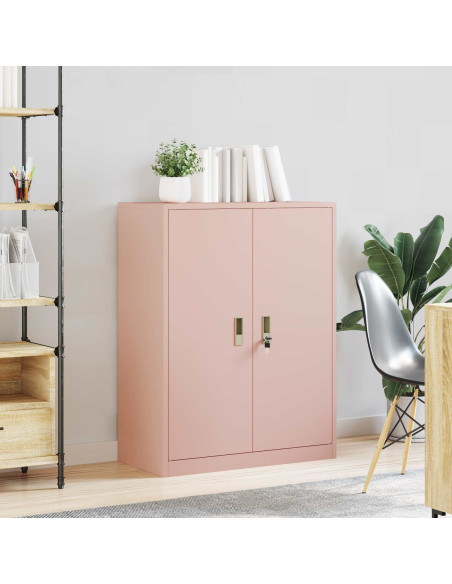 Armadio Rosa 80 x 40 x 105 cm Acciaio