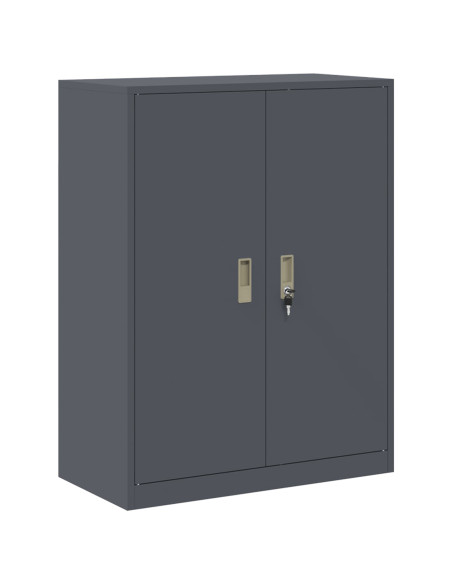 Armadio Antracite 80 x 40 x 105 cm Acciaio