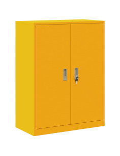 Armadio Giallo senape 80 x 40 x 105 cm Acciaio 2