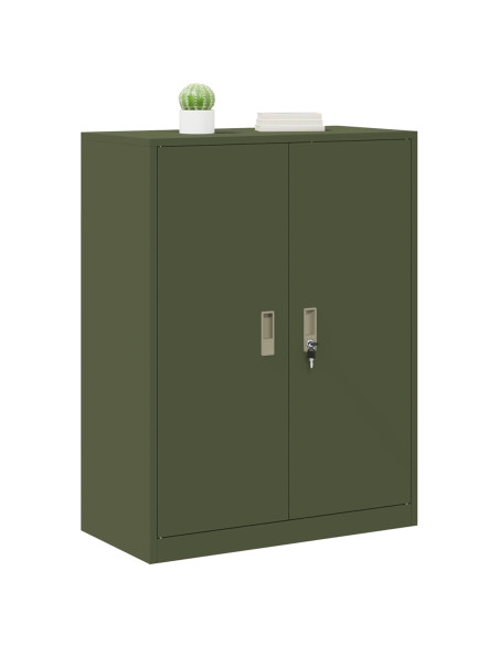 Armadio Verde oliva 80 x 40 x 105 cm Acciaio