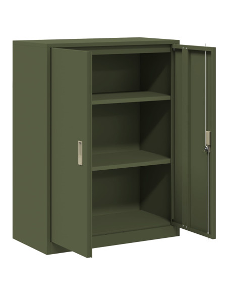 Armadio Verde oliva 80 x 40 x 105 cm Acciaio