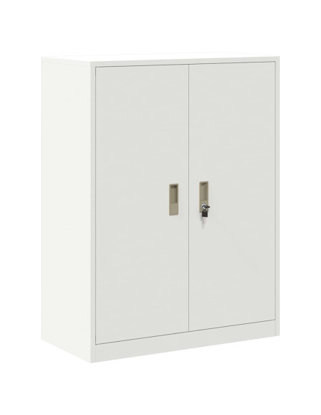 Armadio Bianco 80 x 40 x 105 cm Acciaio