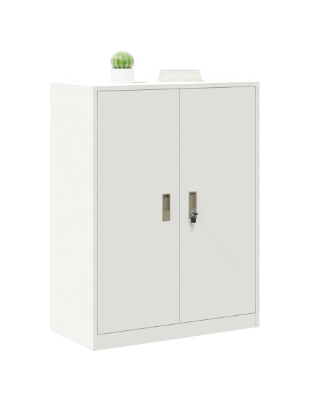 Armadio Bianco 80 x 40 x 105 cm Acciaio