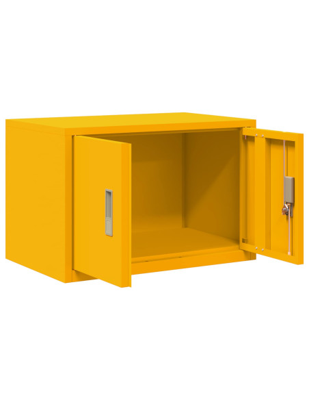Armadio Giallo senape 60 x 40 x 40 cm Acciaio