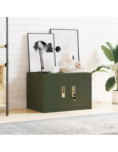 Armadio Verde oliva 60 x 40 x 40 cm Acciaio