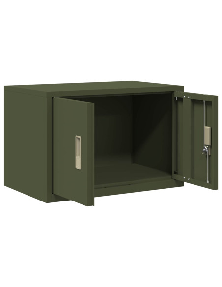 Armadio Verde oliva 60 x 40 x 40 cm Acciaio