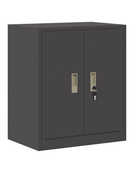 Armadio Nero 60 x 40 x 70 cm Acciaio