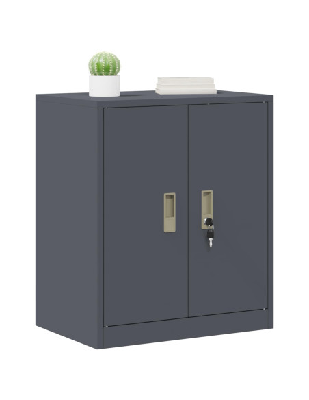 Armadio Antracite 60 x 40 x 70 cm Acciaio