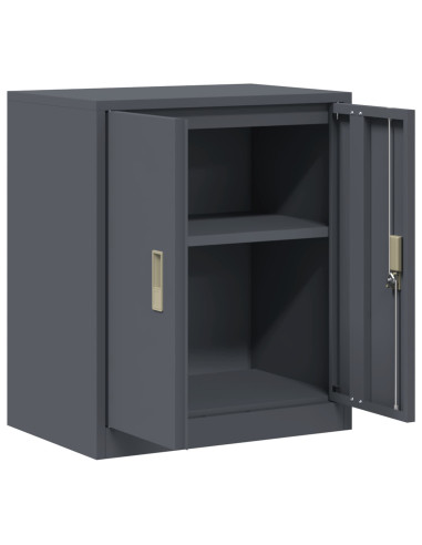 Armadio Antracite 60 x 40 x 70 cm Acciaio