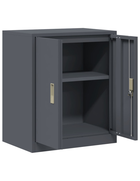 Armadio Antracite 60 x 40 x 70 cm Acciaio