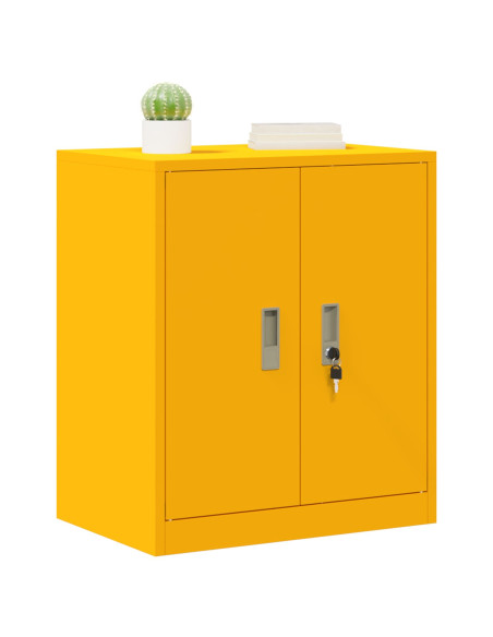 Armadio Giallo senape 60 x 40 x 70 cm Acciaio