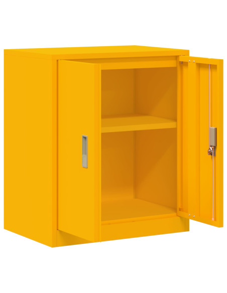 Armadio Giallo senape 60 x 40 x 70 cm Acciaio